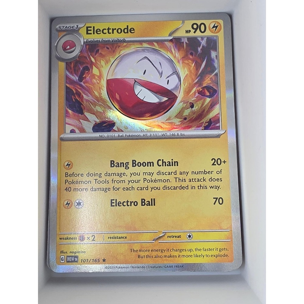 Electrode 101/165 Rare 151 Pokemon Reverse Holo Near Mint